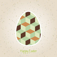 easter eggs retro pattern