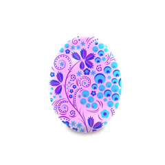 Easter egg with pattern