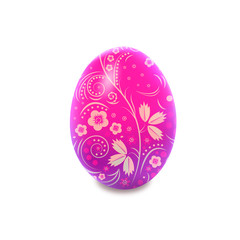 Easter egg with pattern