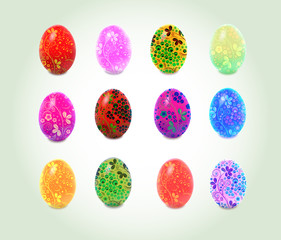 Easter eggs set
