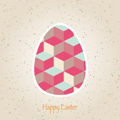 easter eggs retro pattern