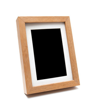 Wooden photo frame(clipping path)