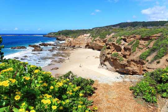 Some of the caves at Caves Beach NSW Austraia