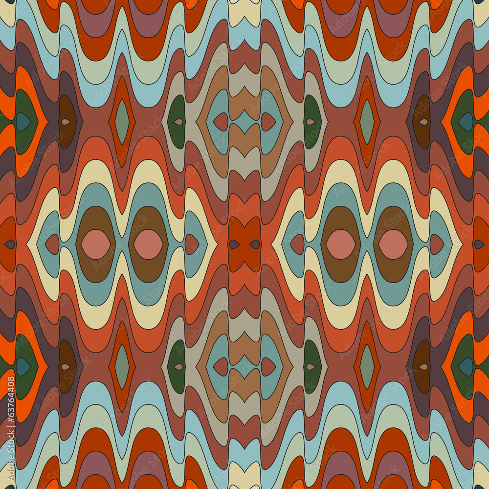 Poster vector seamless abstract wavy background