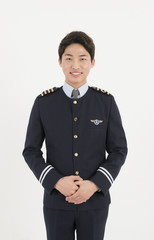 Asian airline pilot © blueperfume