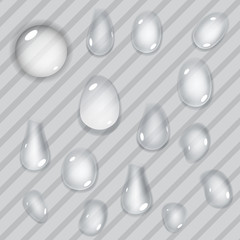 Transparent drops
