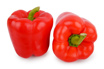 red pepper isolated on white background