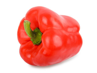 red pepper isolated on white background