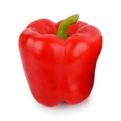 red pepper isolated on white background