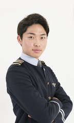 Asian airline pilot © blueperfume