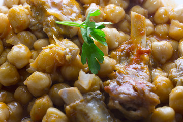 chickpeas with tomato
