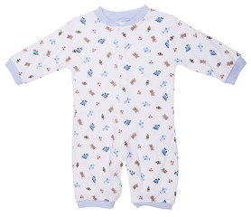 kids clothes set on the background