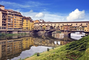 Foto op Plexiglas Ponte Vecchio view of ponte vecchio - florence