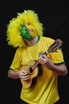Brazilian football fan