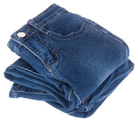 kids jeans isolated on the background