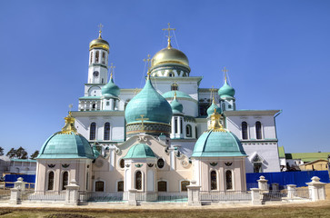 Fototapeta na wymiar New Jerusalem Monastery. Istra, Russia