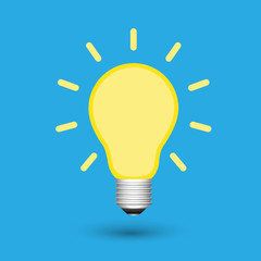 Light bulb creative idea
