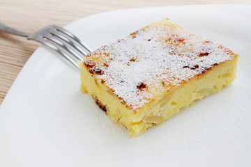 casserole with cheese