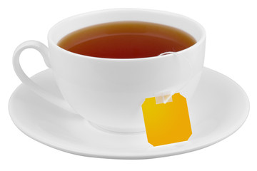 cup with black tea