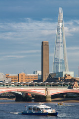 the shard and the tower of tate modern museum