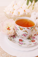Spring still life, cuppa