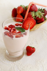 Strawberry yogurt