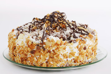 Cake with nuts