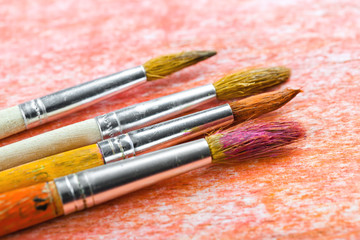 Obraz premium Paints and brushes