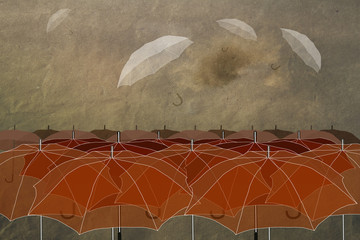umbrellas in the sky,special  not like everything