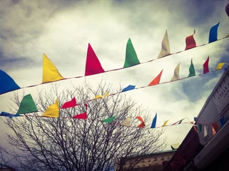 Tuinposter Banderines de colores © Topanga