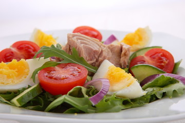 Salad with tuna fish