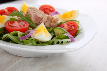 Salad with tuna fish