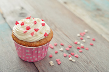 Cupcake with icing