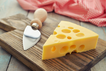 Cheese with big holes