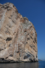 cliff at capo caccia, alghero, sardinia, italy