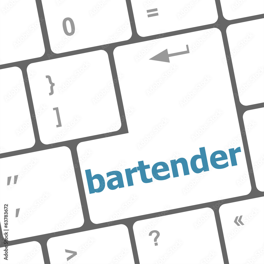 Poster message bartender on enter key of keyboard