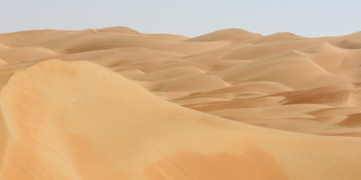 Desert panorama Liwa dunes