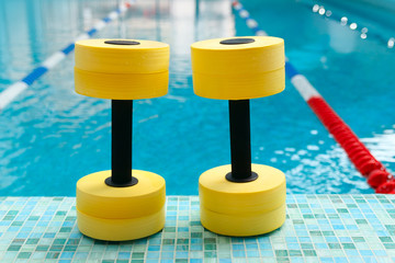 Dumbbells for Aqua Aerobics © Georgiy Pashin