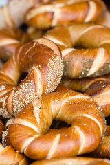 Fresh bread close up. Food background. Baked bread with Whole Wh