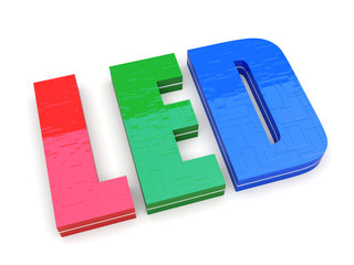 RGB LED - the word