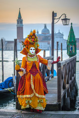 Fototapeta na wymiar Venetian carnival masks