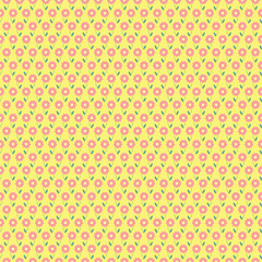 Different floral vector seamless patterns (tiling).