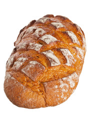 Whole loaf of farmhouse bread