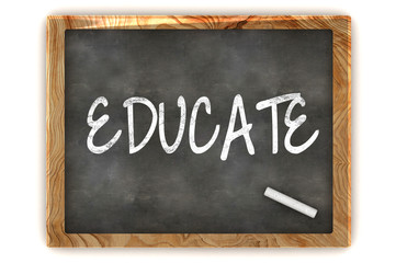 Obraz premium Educate Blackboard