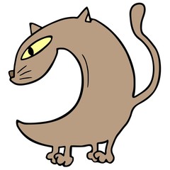 Brown cat