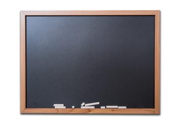 Blank Blackboard Isolated