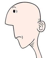 Bald man