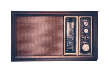Vintage Radio Isolated