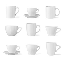 white coffee cup mug