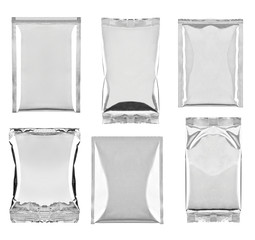 aluminum foil bag package template food
